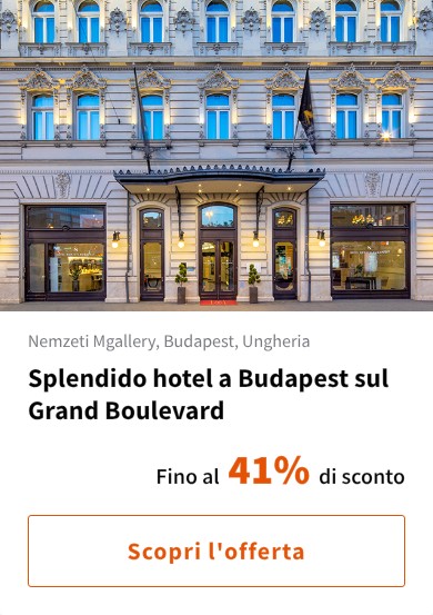 Splendido hotel a Budapest sul Grand Boulevard