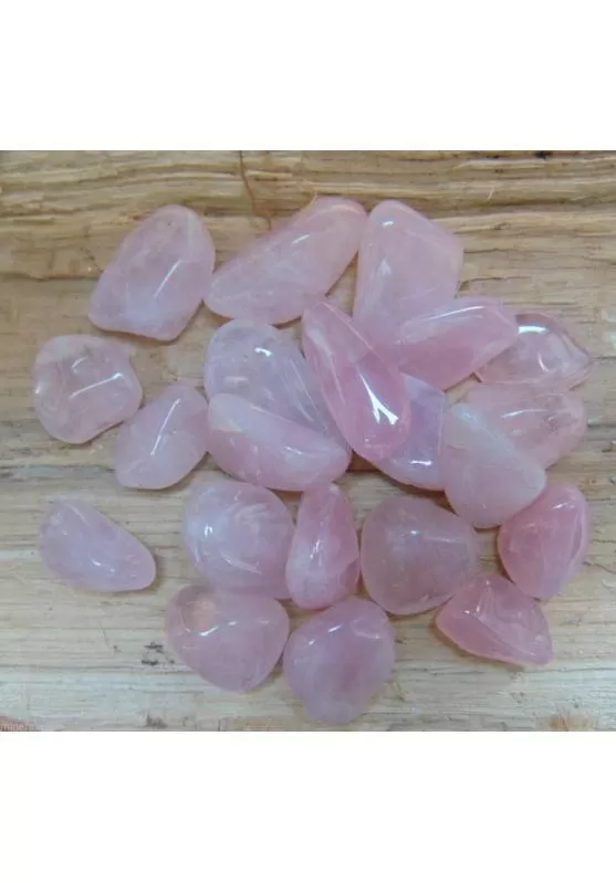 Image of Quarzo Rosa Burattato MEDIO Minerali Cristalloterapia Pietra Chakra Cristallo A+