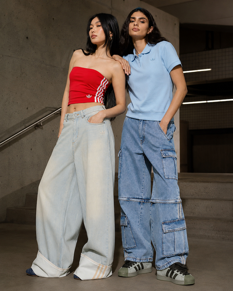 ADIDAS ORIGINALS jeans Vintage Wide Leg
