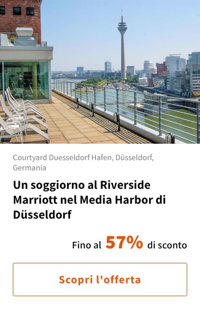 Un soggiorno al Riverside Marriott nel Media Harbor di Düsseldorf
