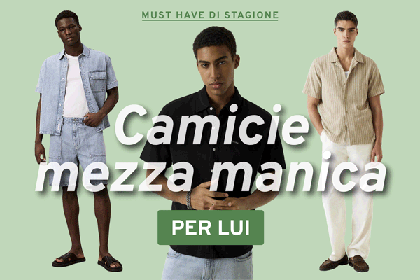 Scopri Camicie Mezza Manica Uomo