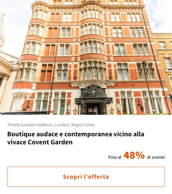 Boutique audace e contemporanea vicino alla vivace Covent Garden