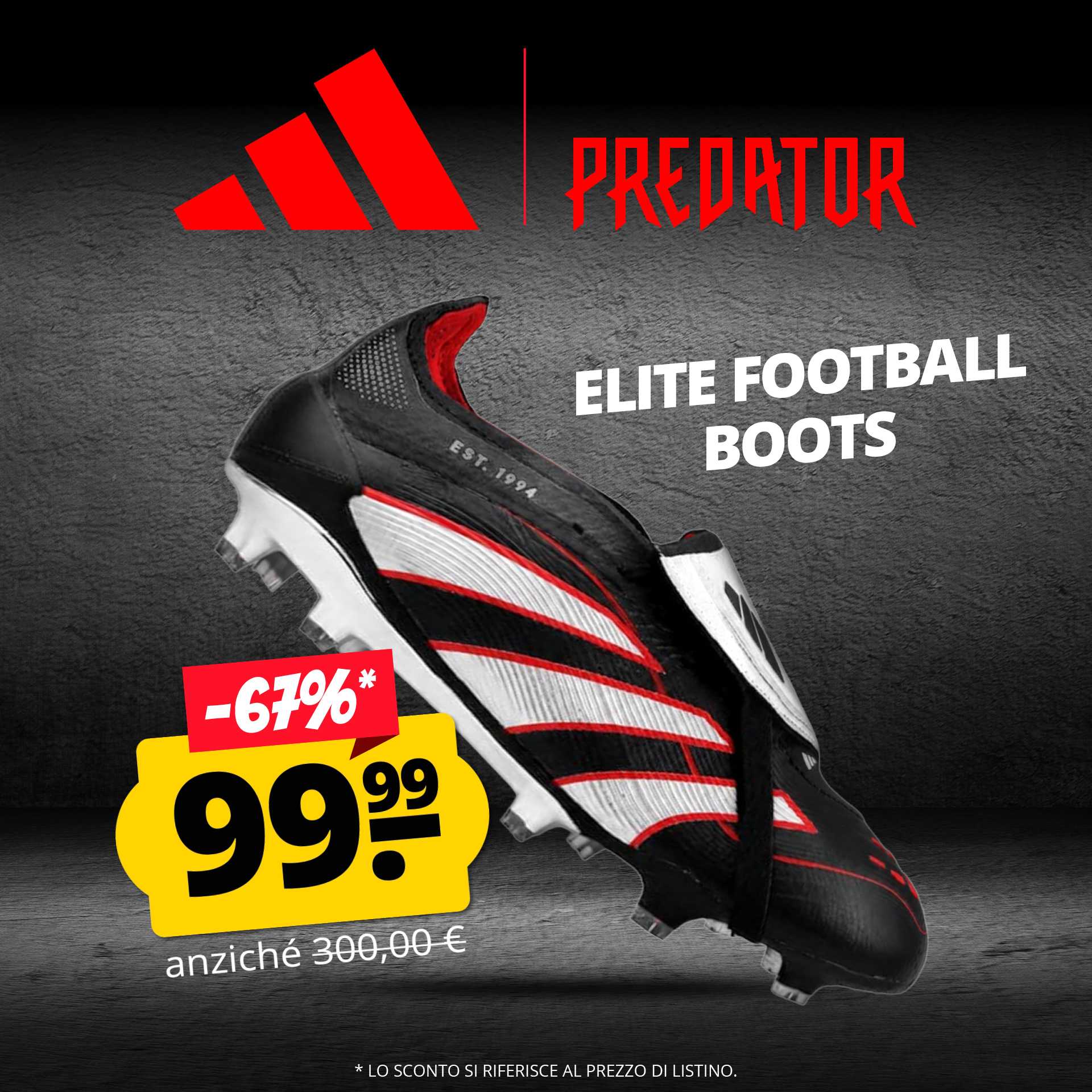 adidas predator elite fold over tongue fg pelle scarpe da calcio