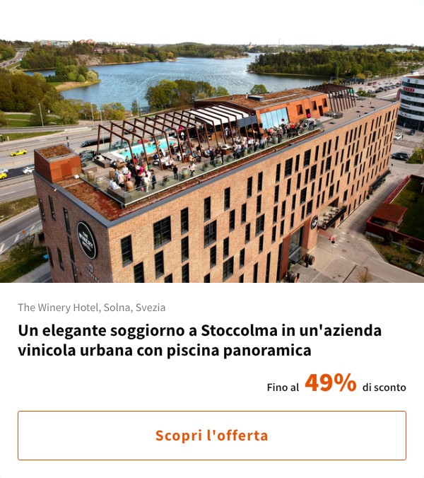 Un elegante soggiorno a Stoccolma in un'azienda vinicola urbana con piscina panoramica