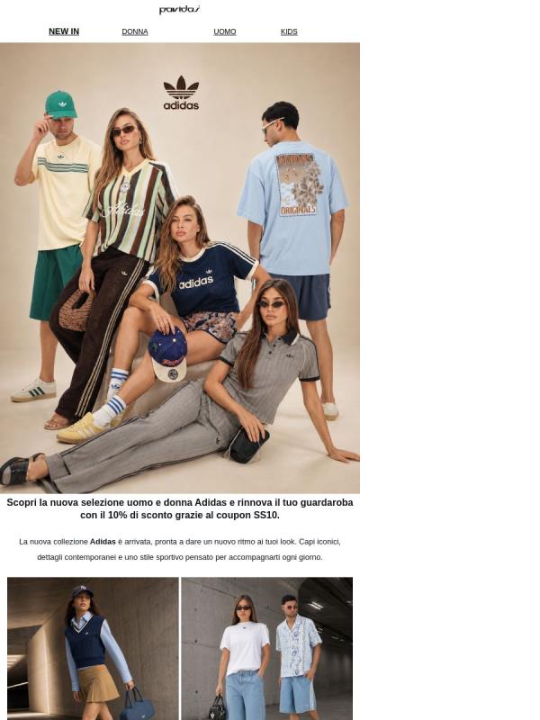 Nuovi arrivi Adidas: energia, stile e carattere
