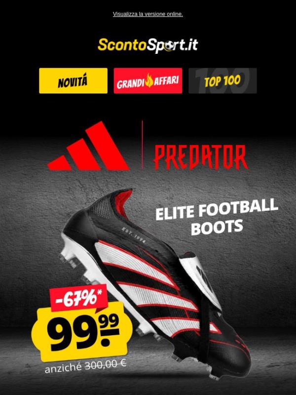 adidas Predator Elite a soli 99,99 € invece di 300 € 🤩