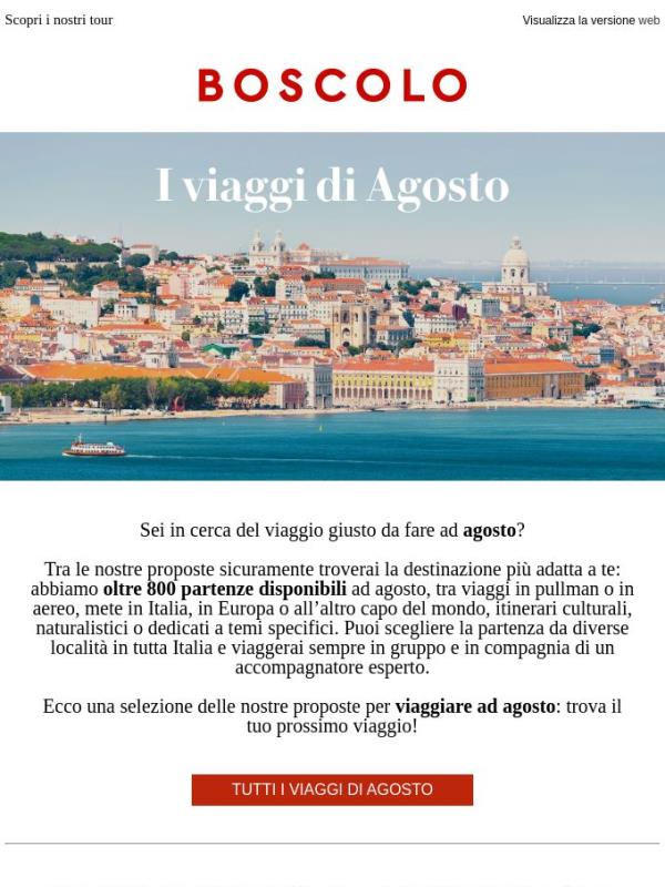 12 viaggi ad agosto, tra cultura ed emozioni