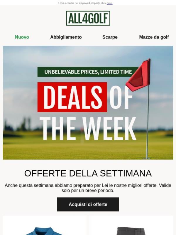 Le nuove offerte della settimana sono arrivate