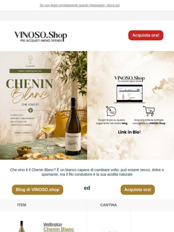🧐 VINOSO | Che vino è il Chenin Blanc? È un bianco capace di cambiare volto