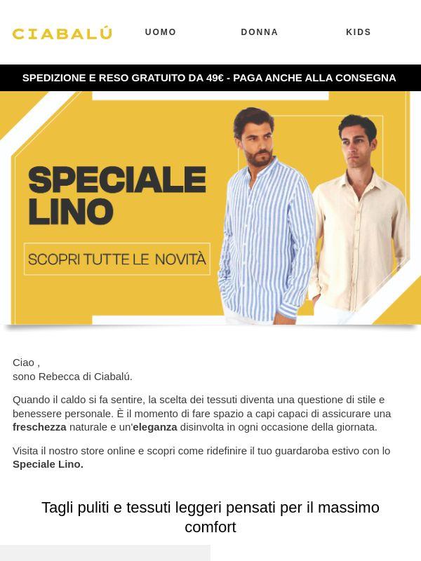 Speciale Lino: la freschezza addosso!