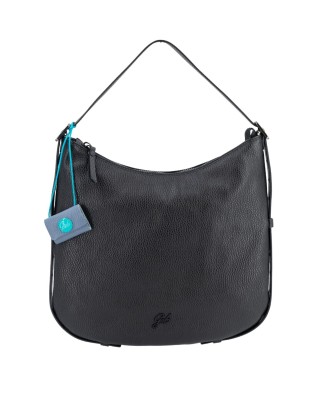 Image of Gabs - Borsa a spalla in pelle Tg. M Bull Black Demet