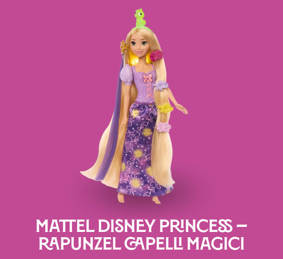 Mattel disney princess – rapunzel capelli magici