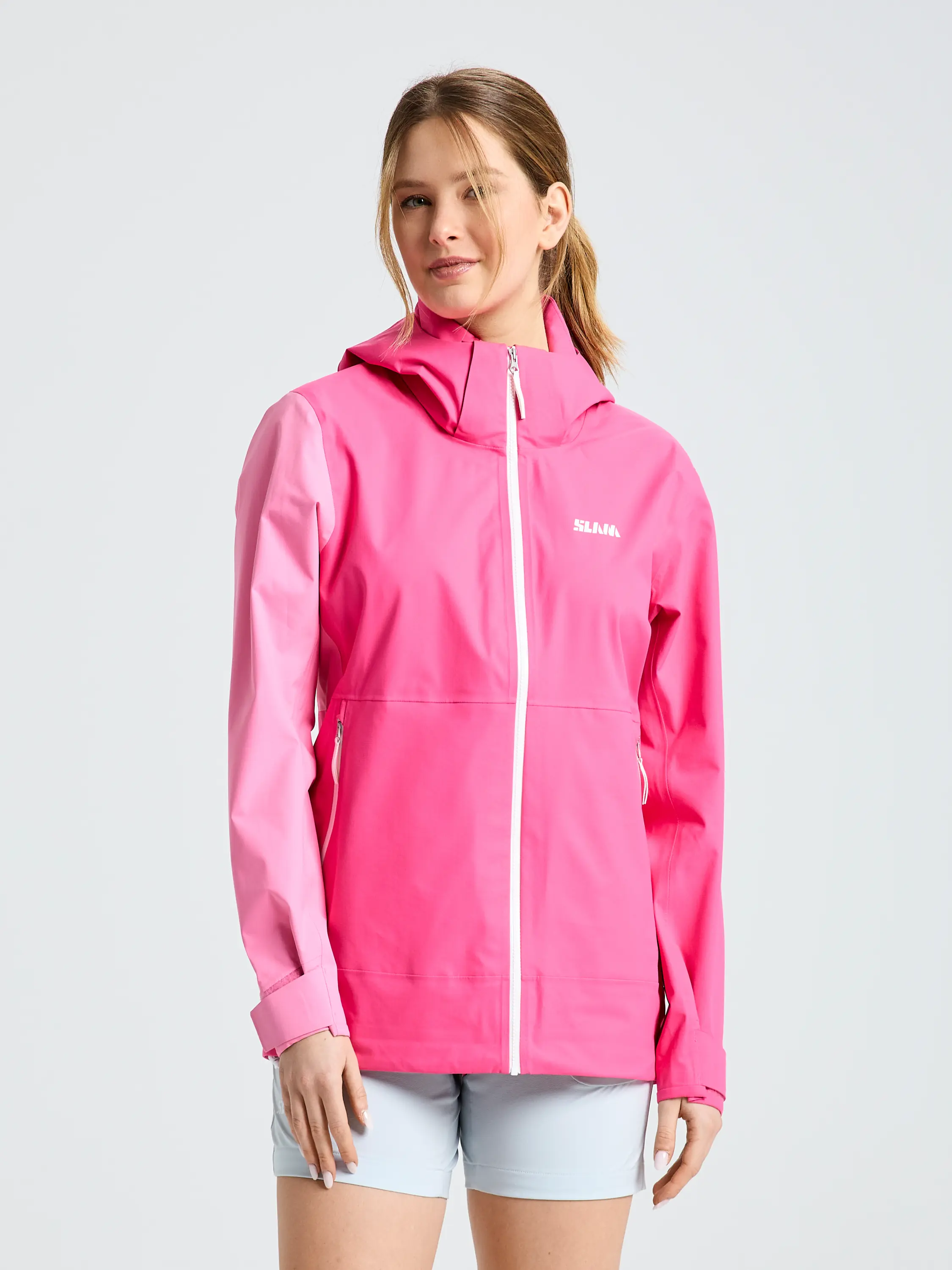OD WS HOODED JACKET - HYDRANGEA PINK / XS