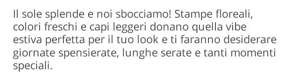 Scopri con noi i must-have più irresistibili della stagione! 