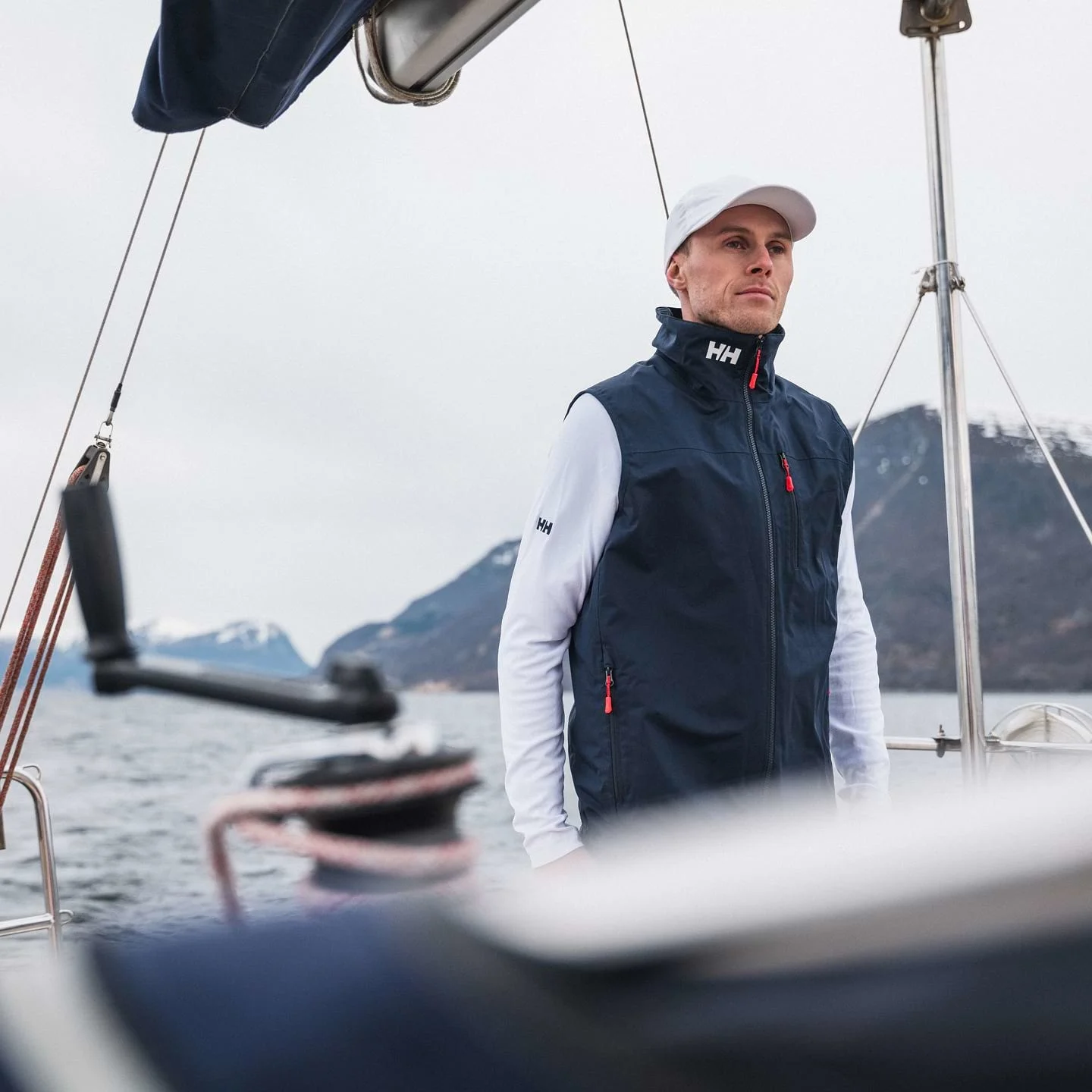 Be prepared for the harsh weather of the sea with Helly Hansen gear