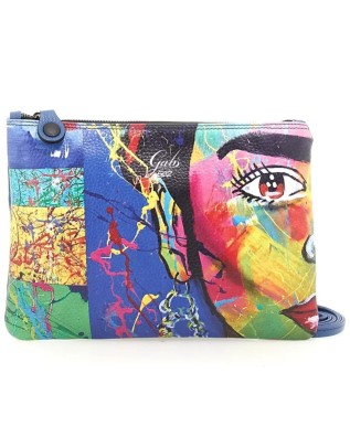 Image of Gabs - Pochette donna Beyonce in pelle Tg M Stampa Trip