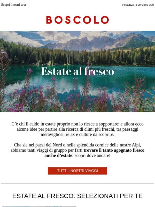 Dove trovare il fresco in estate