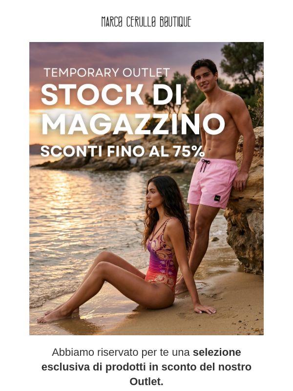Selezione Outlet Estiva: pezzi unici fino al -75% 🏷️