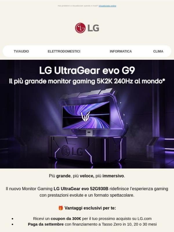 Nuovo LG UltraGear™ 52G930B Immergiti nel gioco. Senza compromessi.