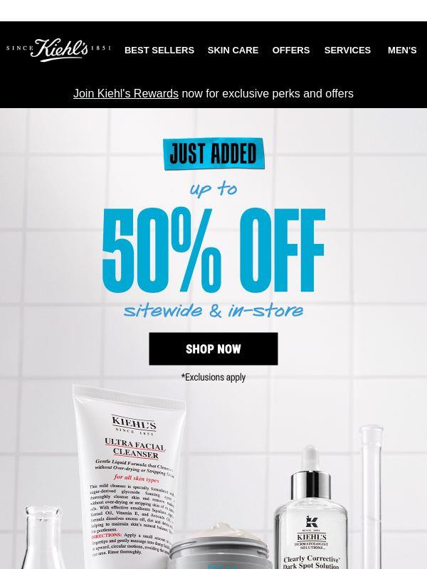 Your Favorites, Now 50% OFF🔥