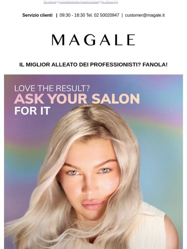 Il miglior alleato professional? FANOLA 🩵💜🧡