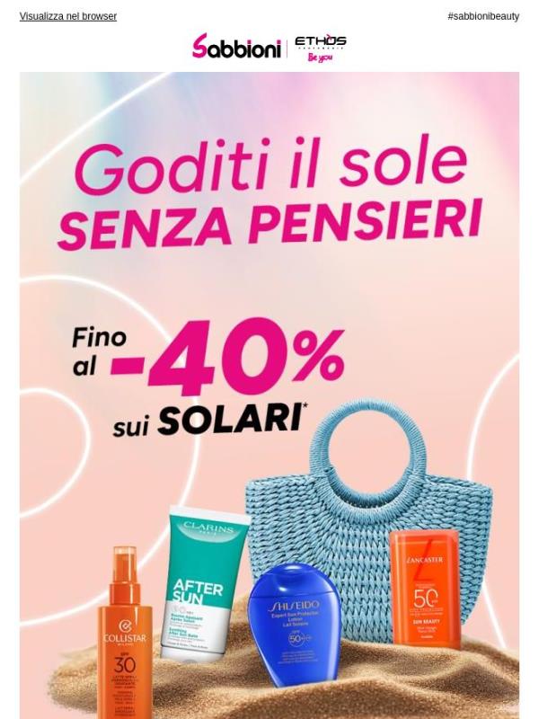Goditi il sole senza pensieri! ☀