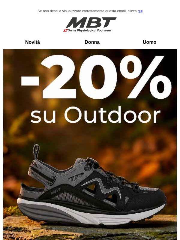 Offerta a tempo limitato: -20% su Outdoor con PRIVATE26