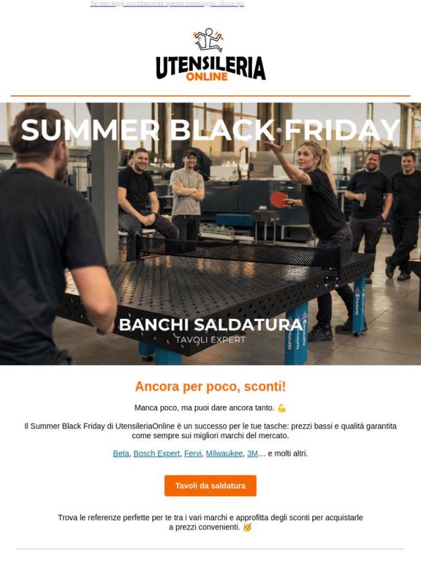 Ancora per poco, sconti!
