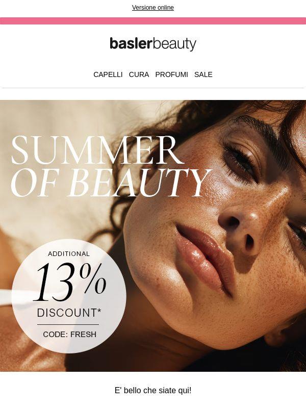 Enjoy your Summer: 13 %* on top