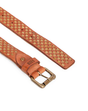 Cinture Donna con Borchie in Pelle Cuoio