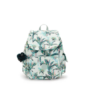 Kipling Zaino Multitasche in Tessuto Fantasia More Palm Trees