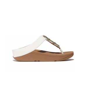 FitFlop Sandali Donna Infradito Bianco con Strass