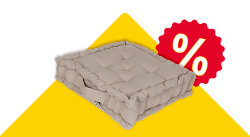 Cuscino grigio chiaro