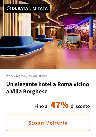 Un elegante hotel a Roma vicino a Villa Borghese