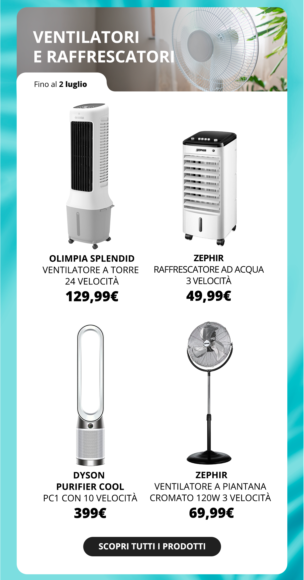Ventilatori e Raffrescatori