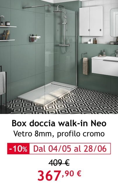 Box doccia walk-in Neo 367,90 &euro;