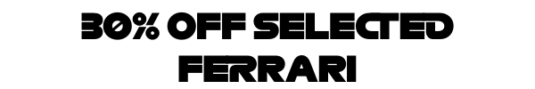 30% Off Selected Ferrari