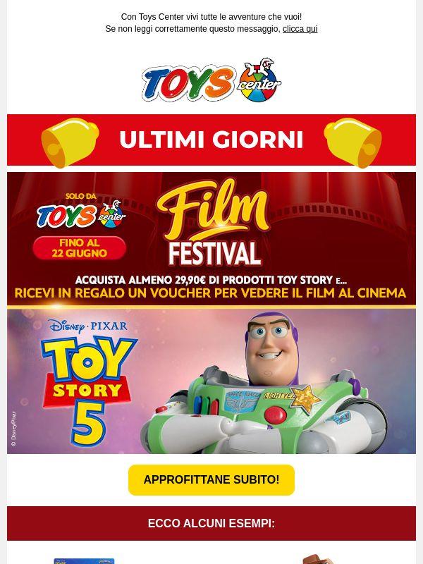 🤠🧑‍🚀 Ultimi giorni! Acquista Toy Story e ti regaliamo il cinema!