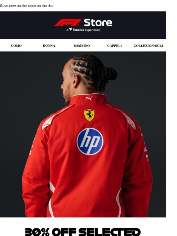 30% Off Selected Ferrari!