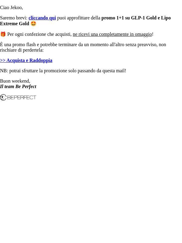 😱 Lipo Extreme e GLP-1 Gold gratis?!