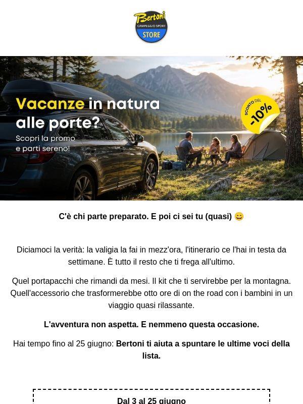 Ancora pochi giorni: approfitta della promozione 💡