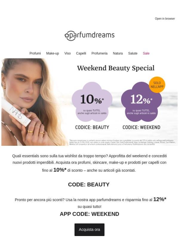 Non dimenticare: fino al -12% di sconto ti aspetta 🔔