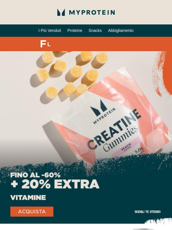 Hai 24 Ore ⚡fino al -60% + 20% Extra