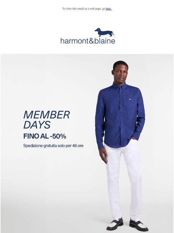 Member Days: Fino al -50% + Spedizione Gratuita