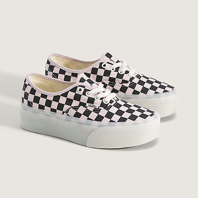 Authentic Checkerboard Platform Shoe