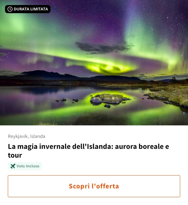 La magia invernale dell'Islanda: aurora boreale e tour