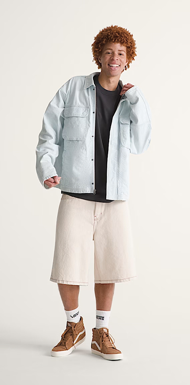 Check-5 Baggy Denim Shorts