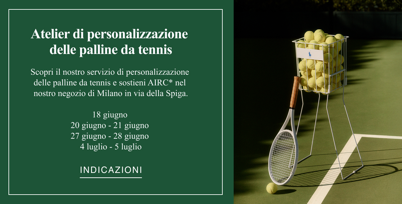Atelier di personalizzazione delle palline da tennis