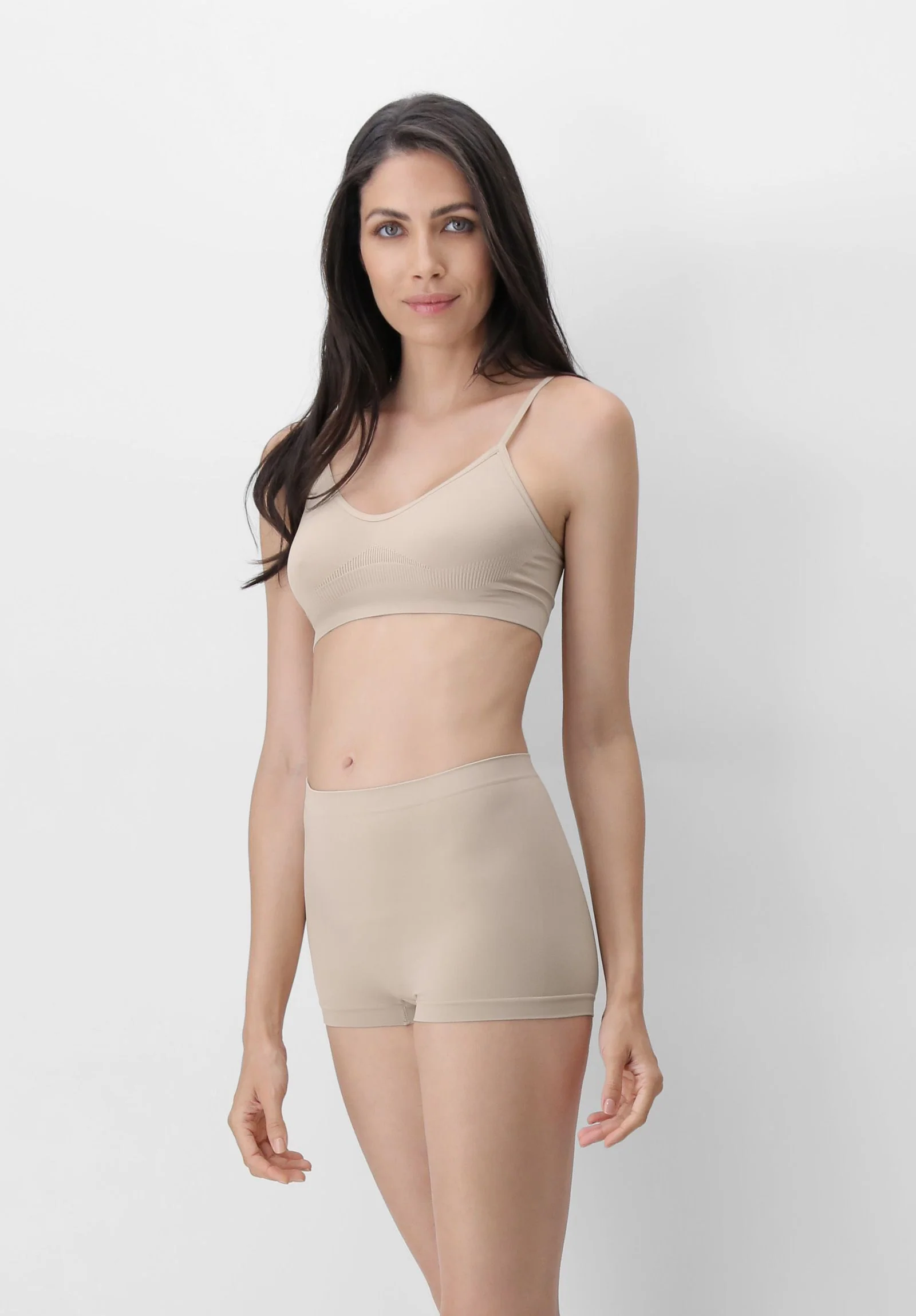 Image of Boxer Donna Senza Cuciture Dolcevita - Neutro