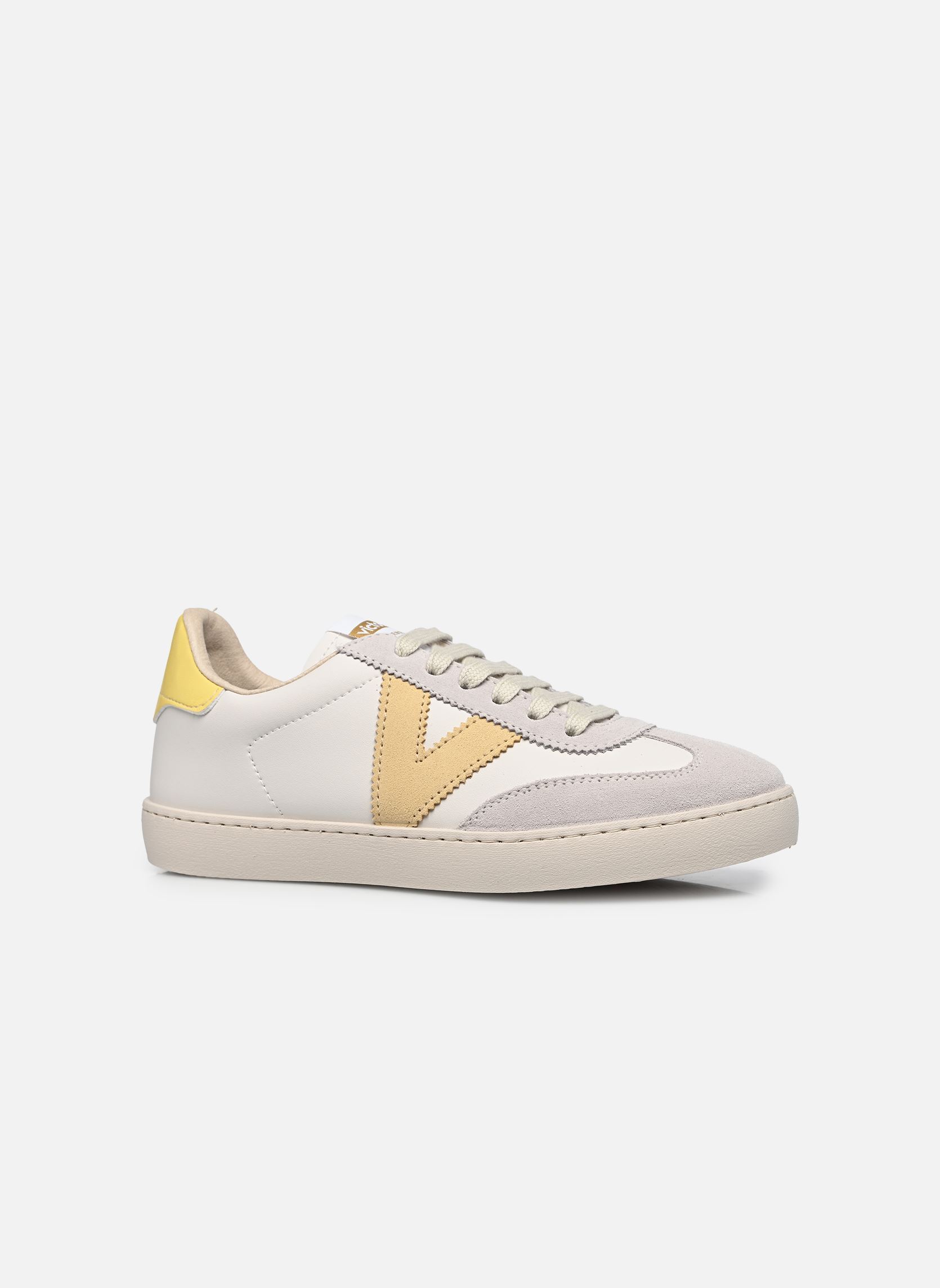 Victoria Sneakers Berlín Ciclista Efecto Piel & Serraje dames wit